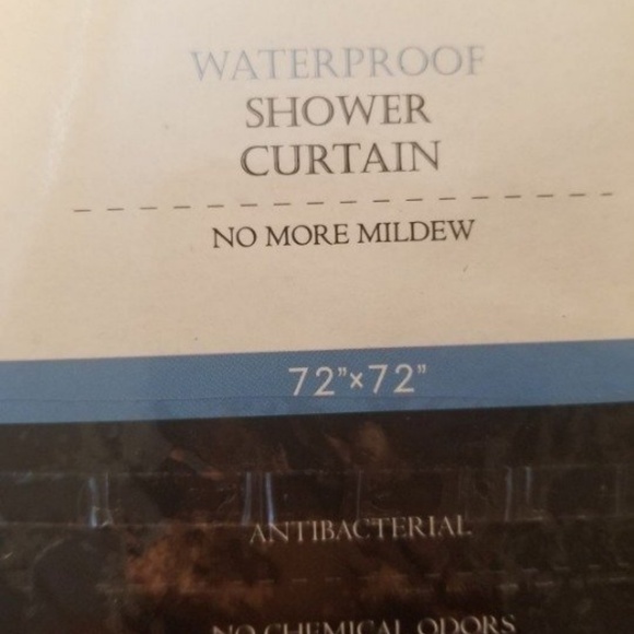 Mildew Resistant White Shower Curtains - Picture 7 of 8